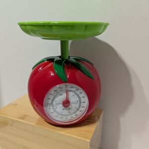 Very Cute BNIB Tomato-Shaped Kitchen Scale (New In Box)